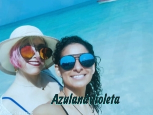 Azulandvioleta